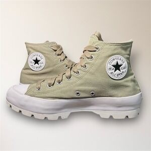 Converse Chuck‎ Taylor All Star Lugged Hi Tops 571114C Sage Green Womens Size 11